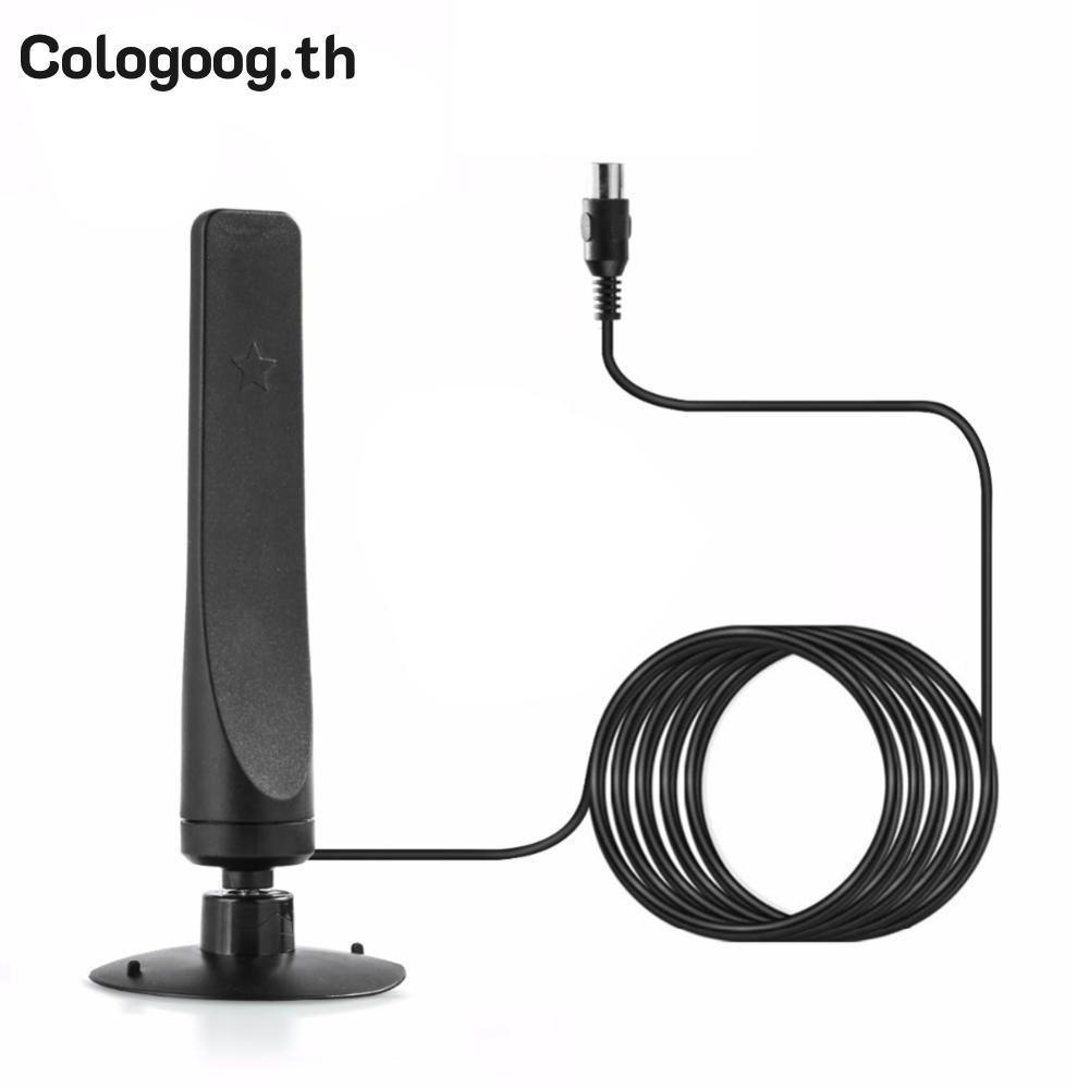 [colog-th] เครื่องขยายสัญญาณ HDTV ในร่ม 1080P เสาอากาศทีวีตัวรับสัญญาณ HD สําหรับบ้านในร่ม 50 ไมล์ 1