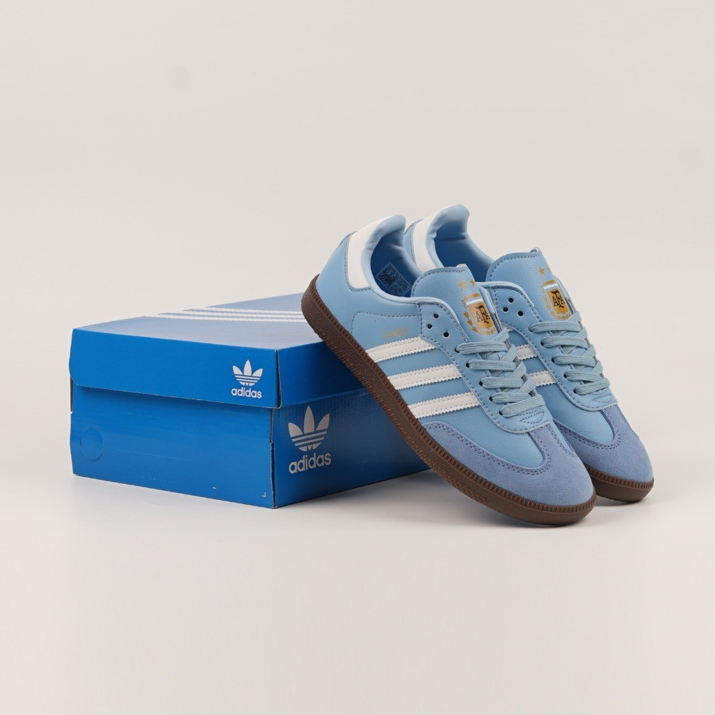 รองเท้าผ้าใบผู้ชาย Adidas Samba Og Argentina Ice Blue คุณภาพระดับพรีเมียม Adidas Official Store WYDO
