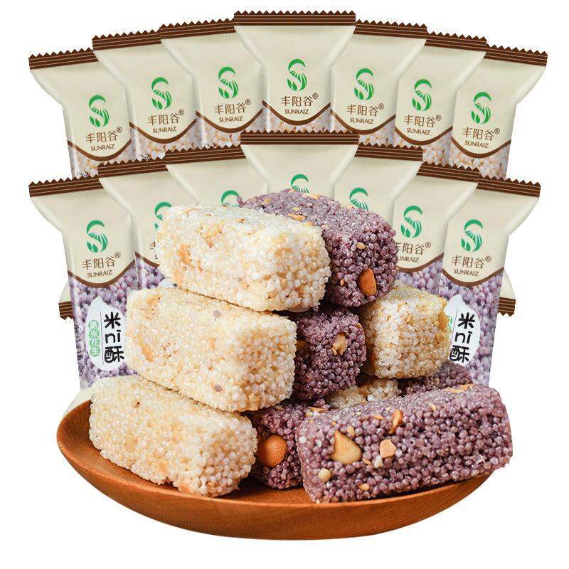 Fengyanggu Xiaomi Crispy Snacks Black Rice Crispy Snacks สินค้าปีใหม่ Peanut Crisp Chinese Tradition