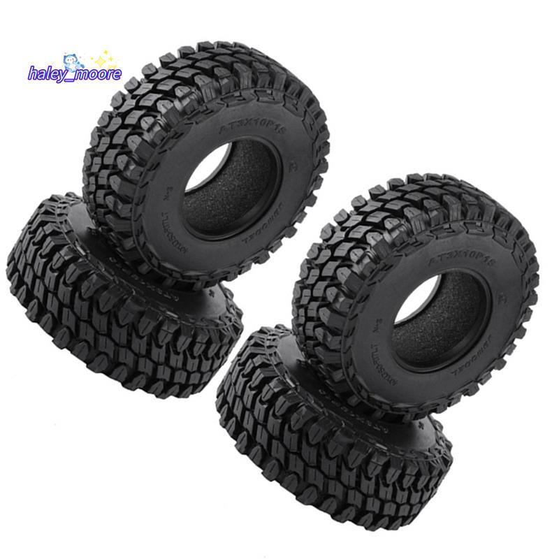 [ส่วนลด H]4PCS 110 มม.1.9 ล้อยาง Tyres สําหรับ 1/10 RC Crawler รถ TRX4 D90 SCX10 II III MST