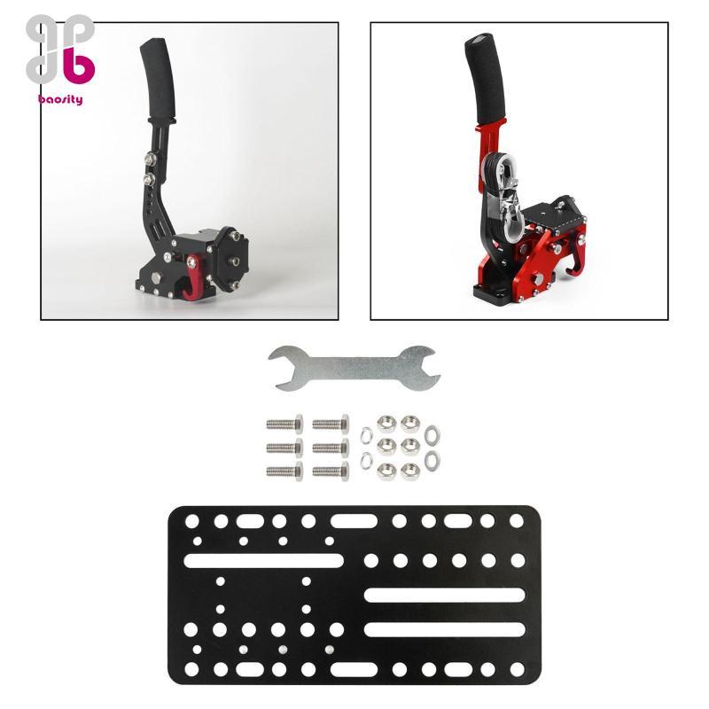 [Baosity] USB Handbrake Mount Plate ติดตั้งง่าย Professional USB Handbrake Bracket อุปกรณ์เสริมสําหรับ G25 T300 G29 G27 T500