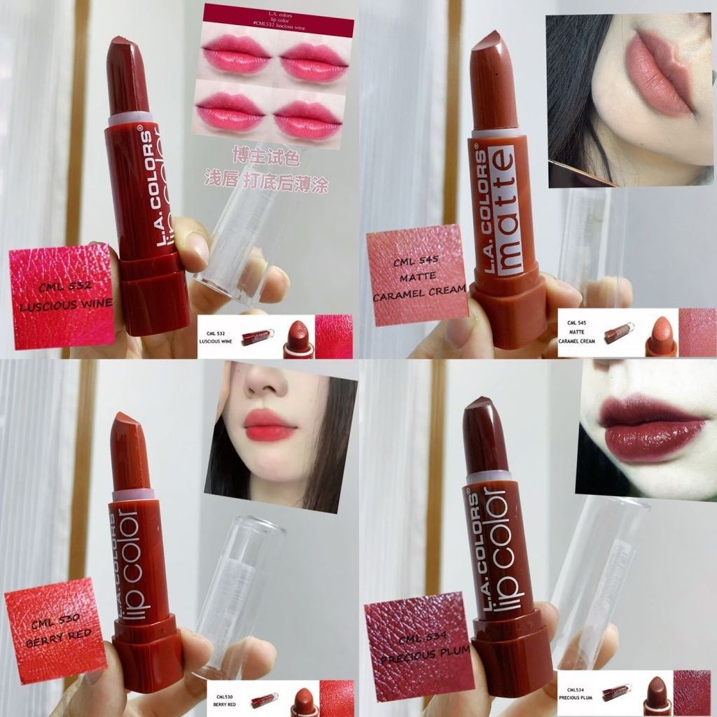 สหรัฐอเมริกา la la สี Girl Los Angeles Girl Lipstick Student Cheap Moisturizing Lasting Lipstick 547