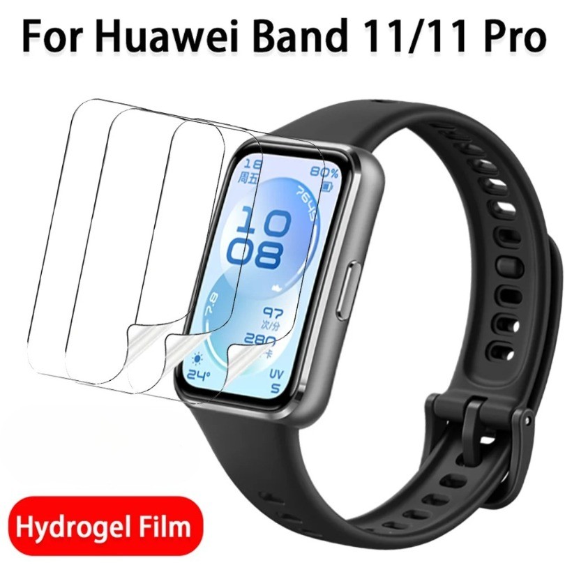ฟิล์มไฮโดรเจลสําหรับ Huawei Band 11 10 9 8 7 Soft TPU Anti Scratch ป้องกันหน้าจอสําหรับ Huawei Band 11Pro ฟิล์มป้องกัน