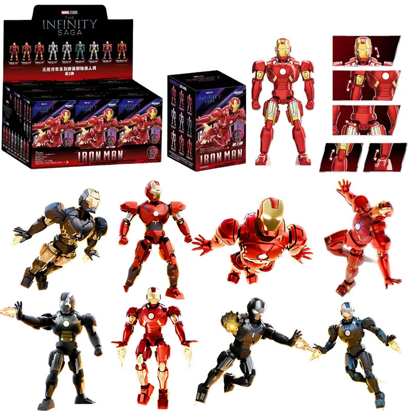Iron Man MK9 MK10 MK11EX MK12 MK13 MK14 MK15 MK16 Avengers Tony Stark DIY ของเล่นภาพยนตร์รุ่น Action