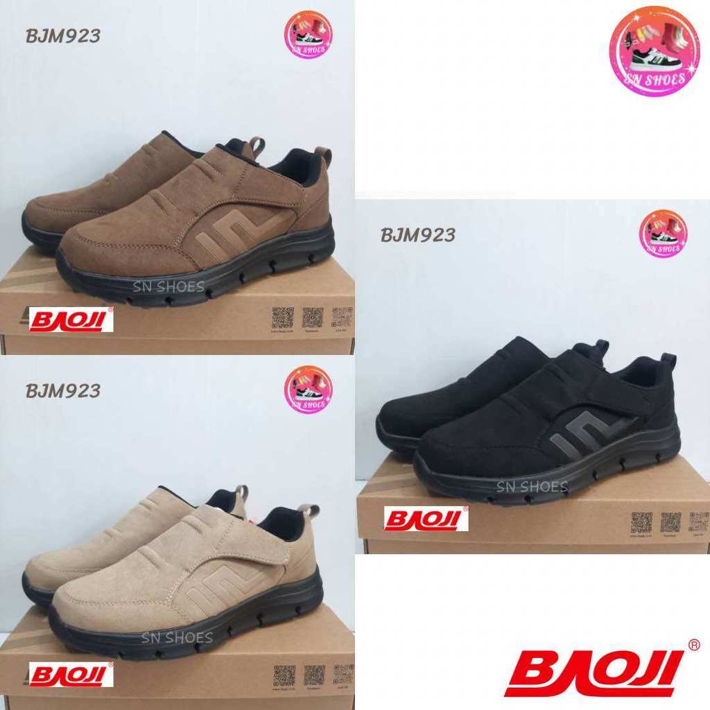 รองเท้าผ้าใบBAOJI เเท้100% BJM 923 รองเท้าผ้าใบผู้ชาย ไซร้ 41-45(รุ่นใหม่)