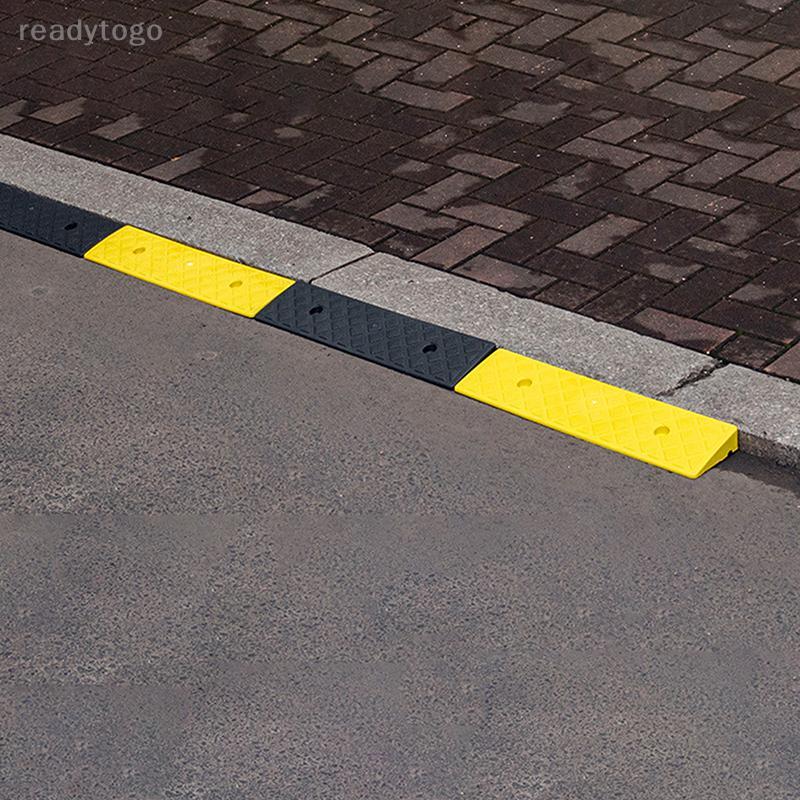 [RDY] 1 PC พลาสติก Kerb Ramp ลื่นเกณฑ์ Ramp 30/40/50 มม.สําหรับรถยนต์จักรยานรถเข็น Going Uphill Smoo