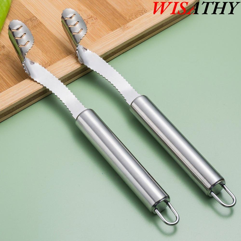 WIYATHY Jalapeno Corer Remover, สแตนเลสได้อย่างง่ายดาย Deseeding Pepper Corer Remover, การประมวลผลผั
