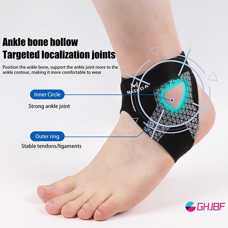 GHJBF] 1 PC Ultra-thin Ankle Brace Strappression Stabilizing Tendons Original คอเต่ายึดข้อเท้าเคล็ดข
