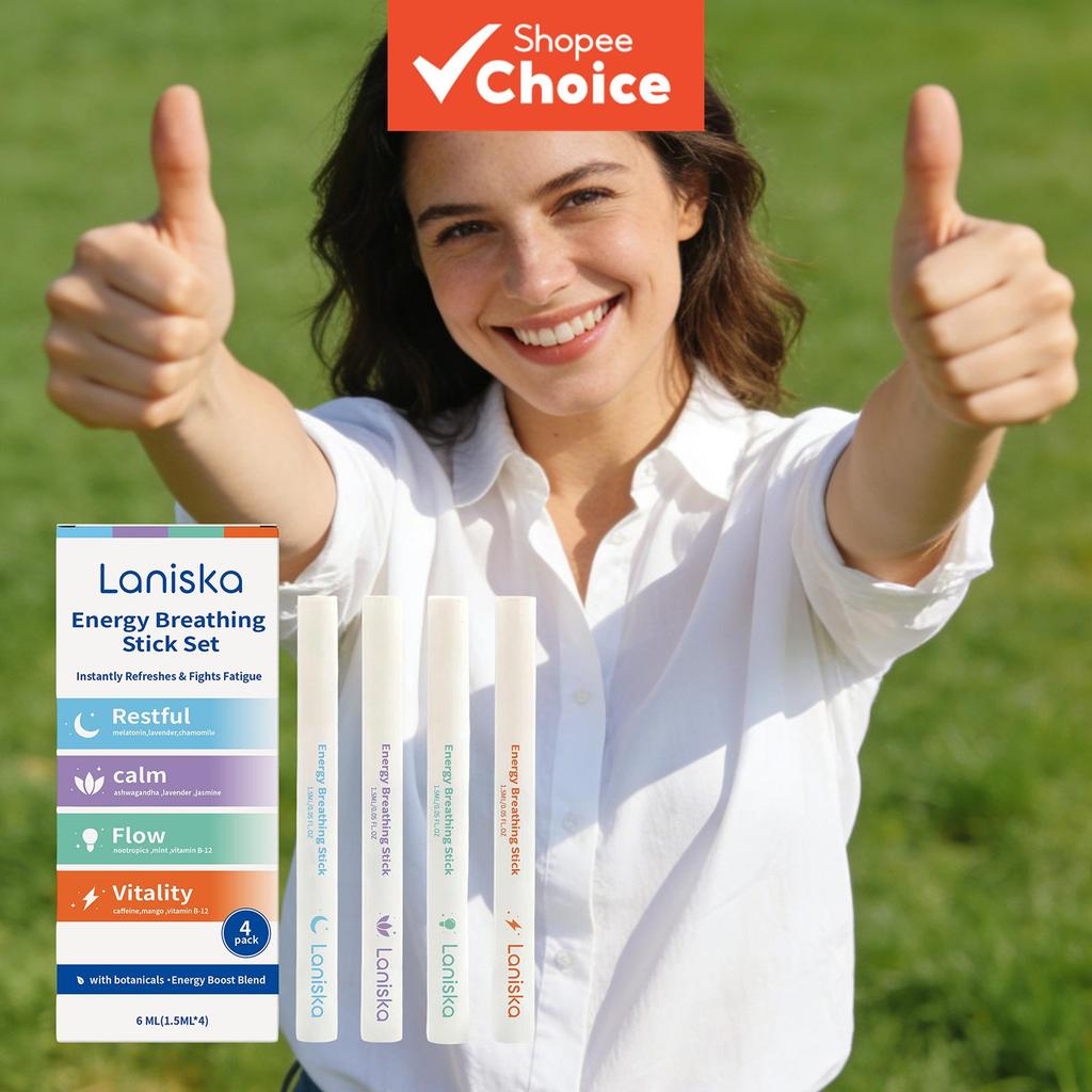 ชุดปากกาอโรม่าสมุนไพร Herbal Care Pen 4 ด้าม | ปากกาอโรม่าจากพืชพรรณธรรมชาติ ช่วยให้นอนหลับ ผ่อนคลาย มีพลังและจดจ่อ