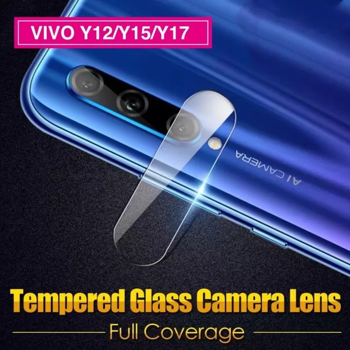 [ส่งจากไทย] ฟิล์มกระจกเลนส์กล้อง Vivo Y15 / Y12 / Y17 ฟิล์มเลนส์กล้อง VIVO Y12 / Y15 / Y17 ปกป้องกล้