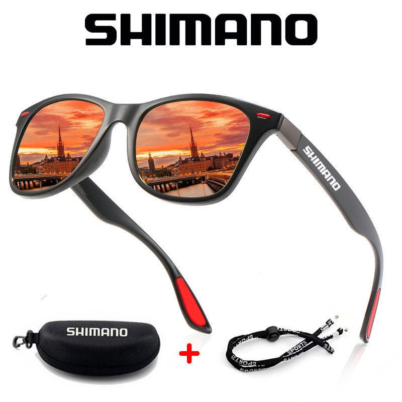 ญี่ปุ่น SHIMANO/SHIMANO แว่นตาตกปลาไต้หวันแว่นตาโพลาไรซ์ป้องกันรังสีอัลตราไวโอเลตขับรถแว่นกันแดด