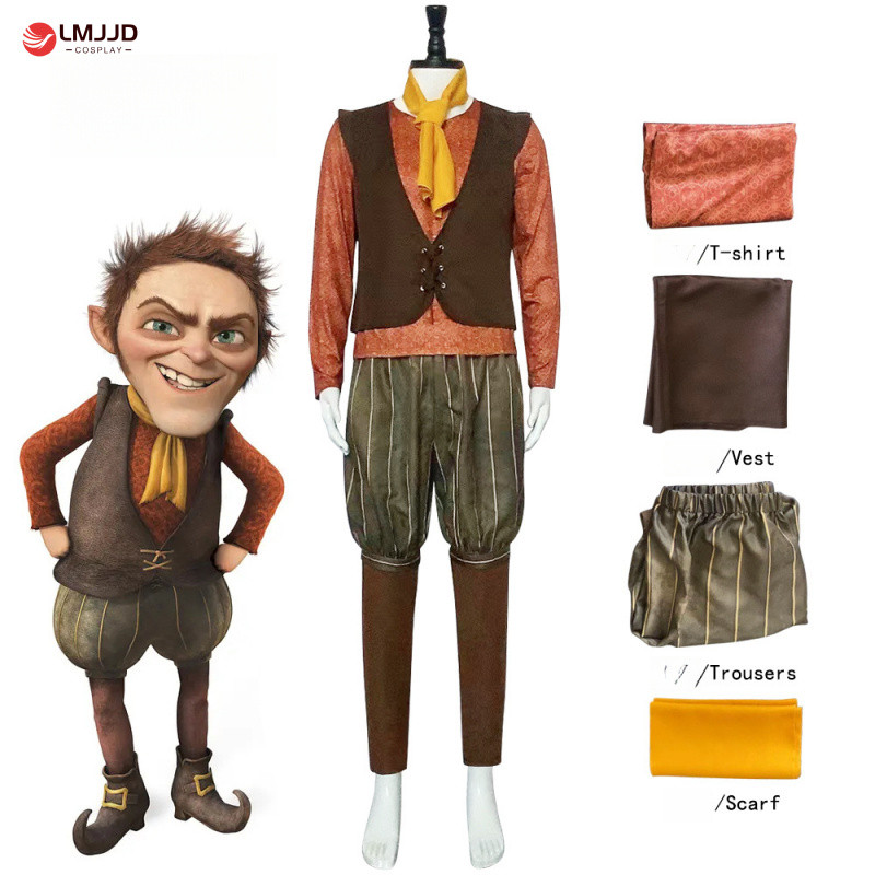 Shrek 4 Gnome King ชุดคอสเพลย์เล่นตามบทบาทฮาโลวีน Gnome King ชุดคอสเพลย์