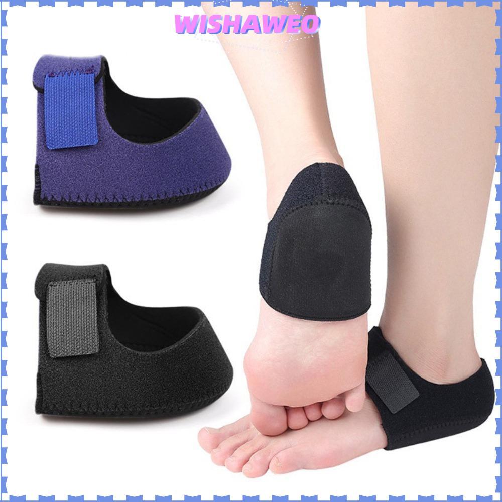 WISHAWEO Fasciitis Heel Pads, Gel Heel Cups Pain Relief Gel Heel Pad, Feet Endinitis Cracked Heel Re