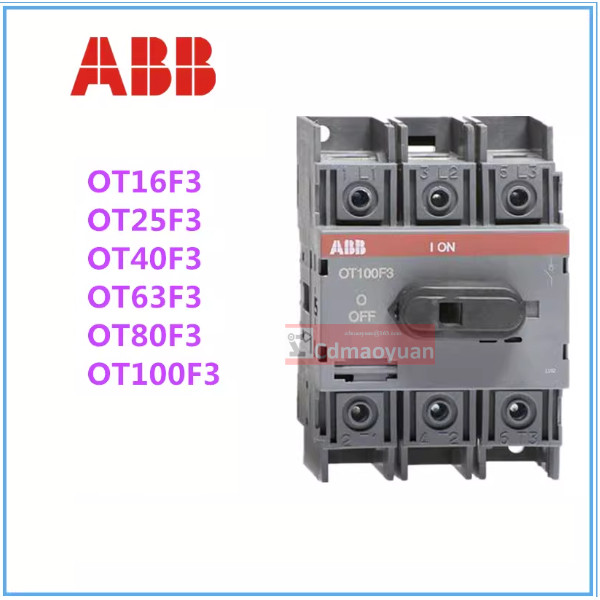 ABB สวิตช์แยก OT16F3 OT25F3 OT40F3 OT63F3 OT80F3 OT100F3 OT125F3 ใหม่เอี่ยม
