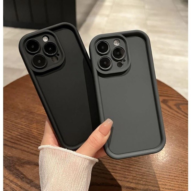 SOFT CASE MATTE ROSE FULL BLACK REALME C85 PRO C71 C2 A1K C30 C30S C31 C33 C35 C53 C51 C51S C63 C65 