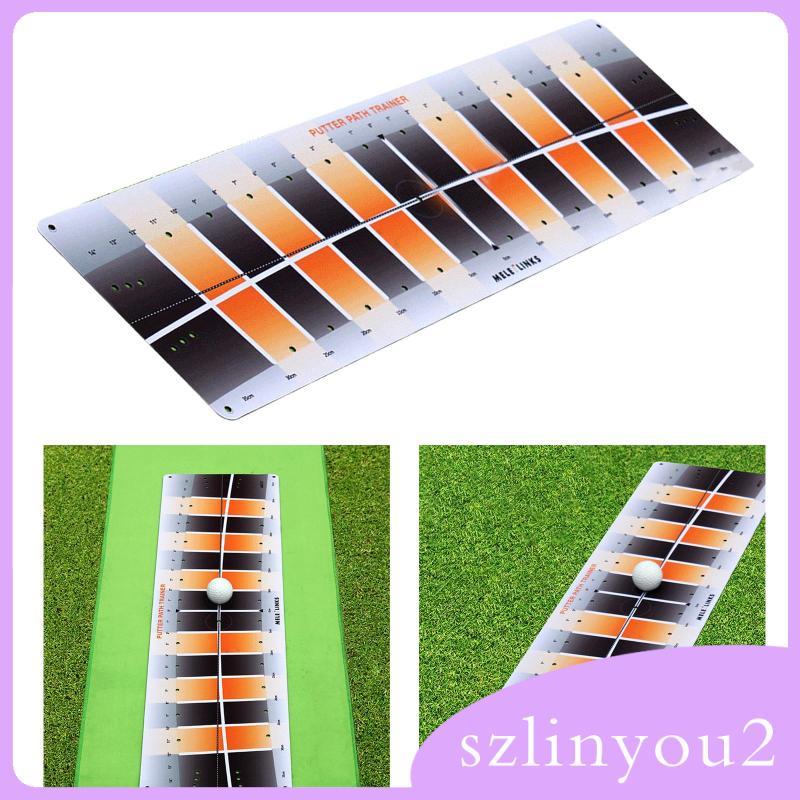 [szlinyou2] Golf Practice Mat Batting Putt Mat Golf Putter Putting Mat สําหรับ Home Golfing