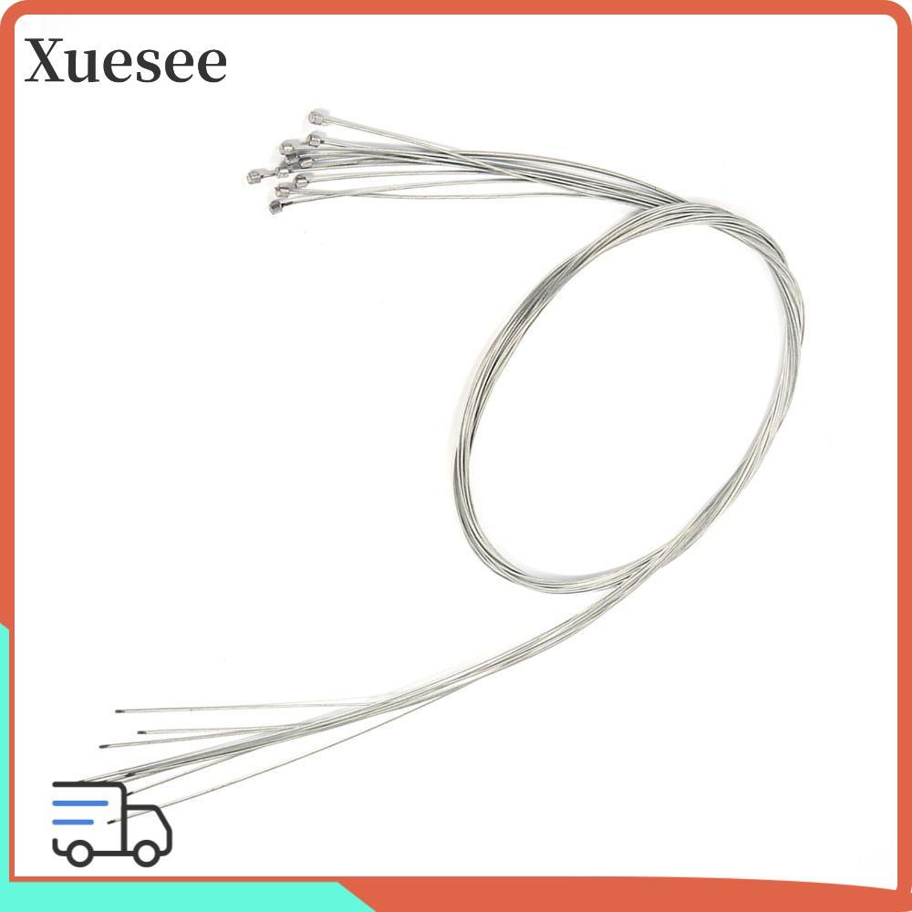 XUESEEE 10 ชิ้นจักรยานเสือหมอบสายเกียร์,สแตนเลส Shifter สําหรับขี่จักรยานถนนที่ครอบคลุม Shifter ชุดส