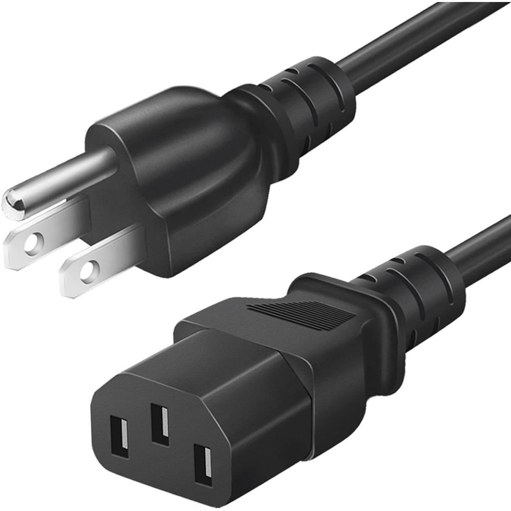 6 Ft สายไฟสําหรับ Dynex TV DX-26L150A11, DX-LCD32-09, DX-L42-10A. DX-32L150A11, DX-37L150A11, DX-40L