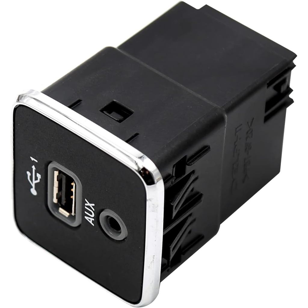UOIENTT เข็มทิศ USB AUX ชาร์จพอร์ตซ็อกเก็ต AUX/USB, สําหรับ Jeep Cherokee 2017-2021 Dodge Mopar, 532
