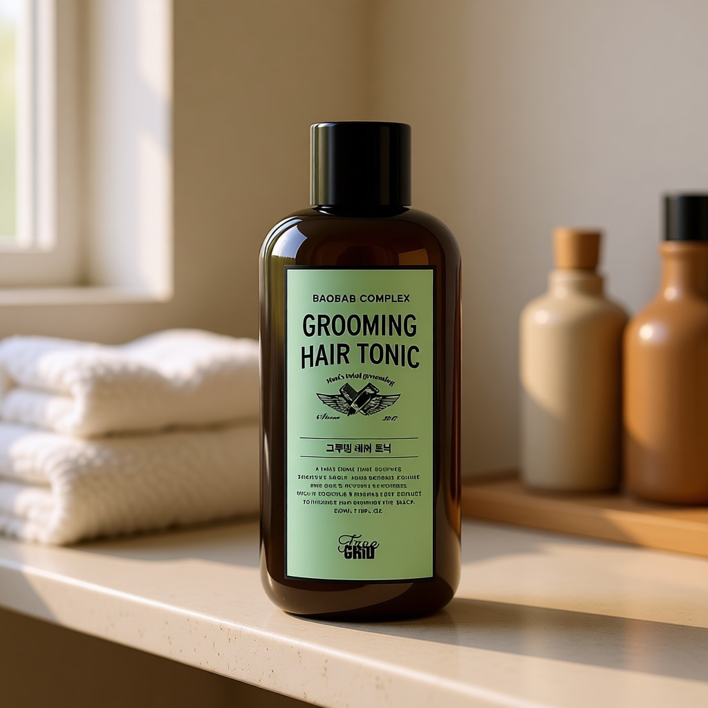 [daiso] ฟรี Grid Grooming Hair Tonic, 210ml, 1pc / Korean Hair Tonic / Natural Volume / ของแท้ 100% 