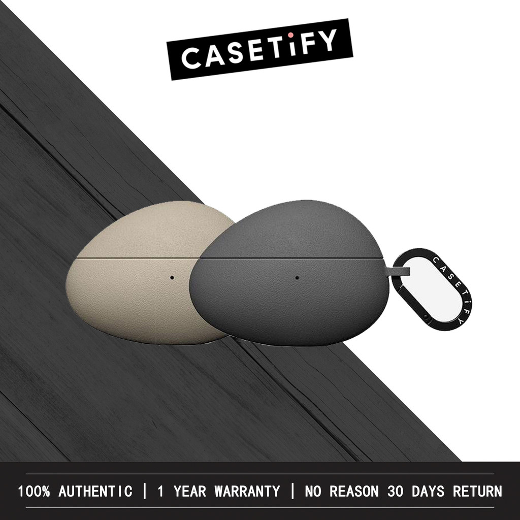 CASETiFY Stone Case สําหรับ AirPods Pro (1st/2nd Gen)- Charcoal