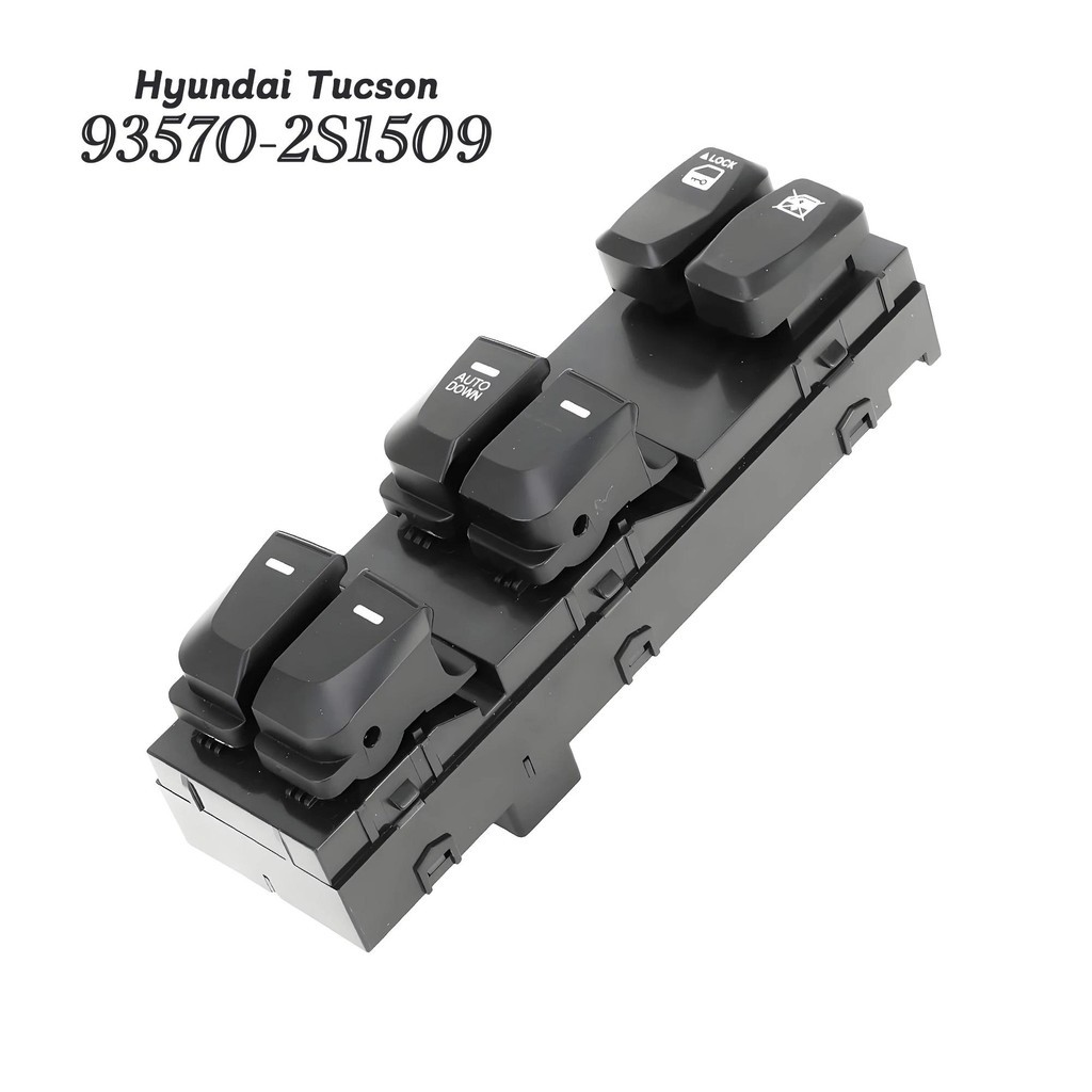 9357-2S1509 Power Lifter สวิตช์ควบคุมหน้าต่างสําหรับ Hyundai IX35 Tucson 2.0L 2.4L 2010-2015 93571-2