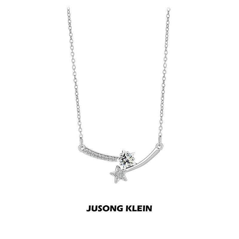 JUSONG KLEIN  链 微星项链女款轻便携项链女款轻便携链锁骨手链 JUSONG KLEIN TITANIUM STEEL20260322