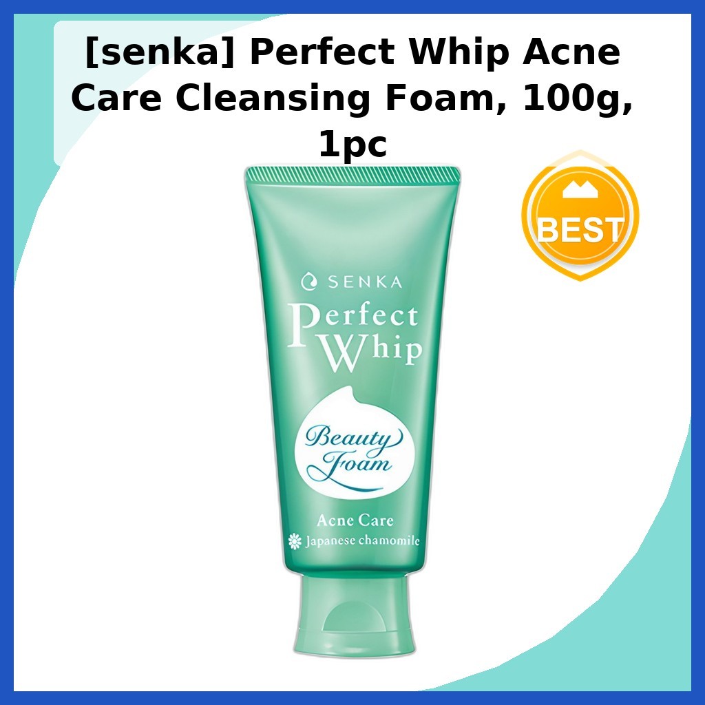 [senka] Perfect Whip Acne Care Cleanser Foam 100g, 1 ชิ้น / โฟมล้างหน้าเกาหลี / Acne Care / ของแท้ 1
