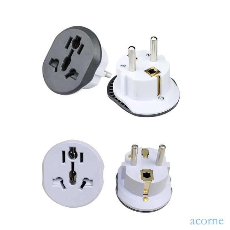 16A Europe/Germany Plug Adapter Eu Converter Travel Adapter Charger Converter