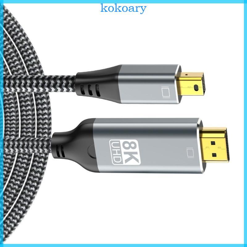 Mini  To HDTV2.1 Connection Cable 8K@60Hz 4K@120Hz For Laptop TV Monitor