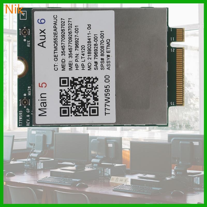 บ.ลคค.ศ. Mini สําหรับ M 2 Lte 4G WAN Card T77W595 สําหรับ hp-EliteBook 745 G3 820 840 850