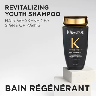 KERASTASE CHRONOLOGISTE แชมพูสำหรับทุกสภาพเส้นผม กลิ่นหอมหรูหราเพื่อเส้นผมอ่อนเยาว์ 250มล (เคเรสตาส,ผมหอม,ผมสวย,ยาสระผม)