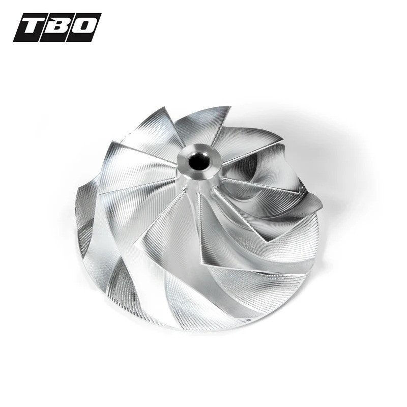 G Series Turbo G35-900 Billet คอมเพรสเซอร์ล้อ Billet 62x76 มม.9+0 การหมุนไปข้างหน้า 5-AXIS CNC เครื่