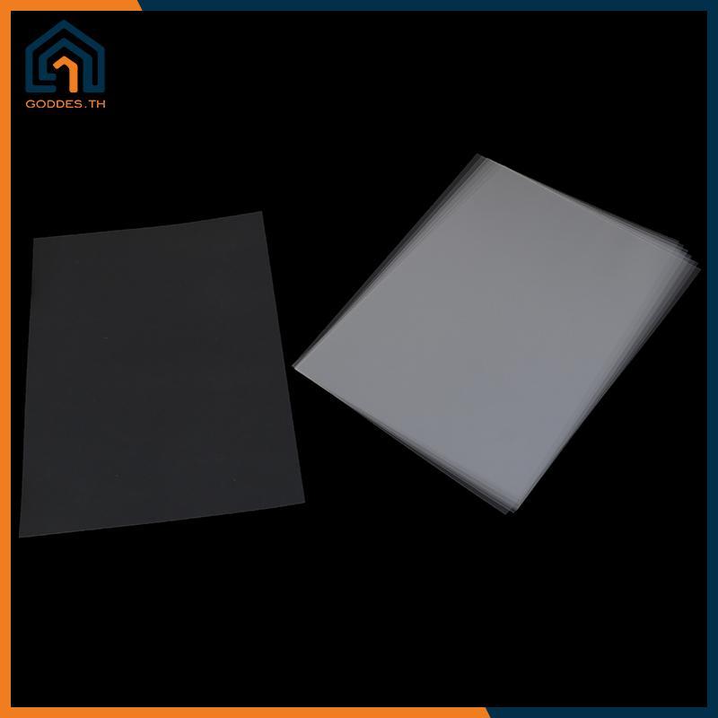 Goddes 10pcs A4 Inkjet Laser Printing Transparency Film กระดาษถ่ายภาพ PCB Stencils TH