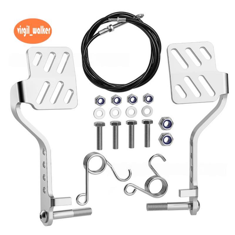 Go Kart เบรคสําหรับ Carter Go Kart Accelerator Go Kart Pedals พร้อมสายคันเร่ง Go Kart เบรคเหยียบเปลี