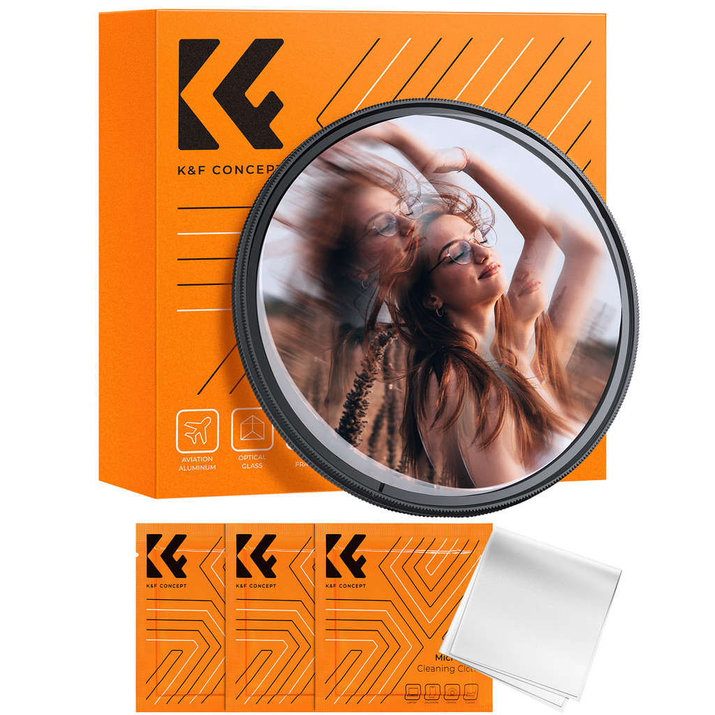 K&F CONCEPT 58 มม.67 มม.77 มม.82 มม.Disty Blur Ghost Motion Filter Super Speed Effects สําหรับเลนส์ก