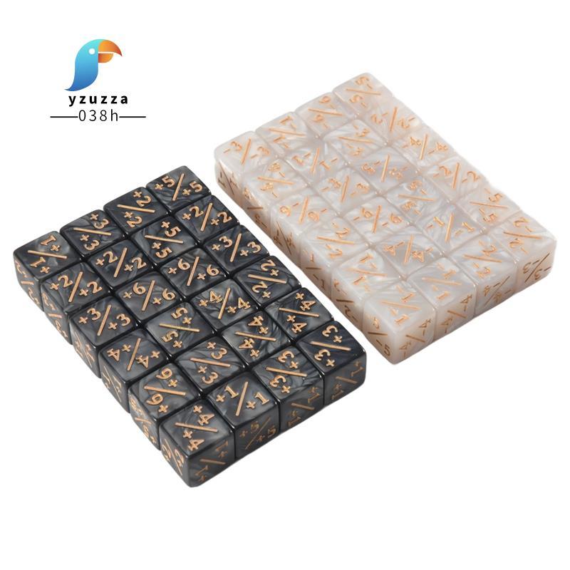 [ส่วนลด Y3]48 ชิ้น 16 มม. เครื่องนับลูกเต๋า Token Dice Loyalty Dice D6 Dice Cube สําหรับ ,,,การ์ดเกม