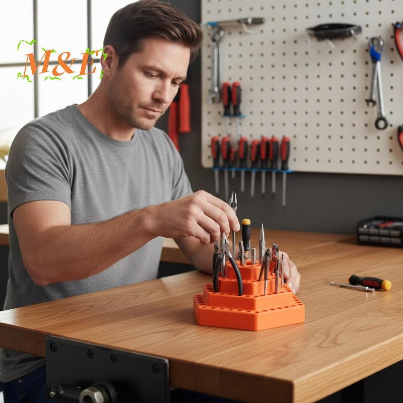 [M&E] 1 ชิ้น Bit Hex Shank Organiser Bit Holder กล่องสําหรับเจาะ 4.8 มม./หกเหลี่ยมเคล็ดลับกล่อง Bit 