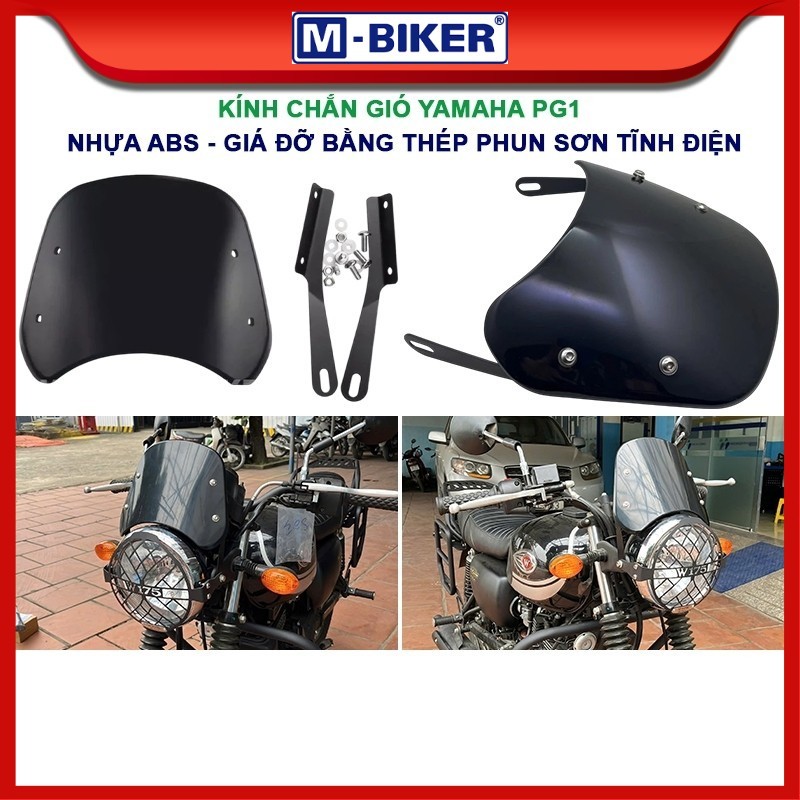 กระจกบังลม Kawasaki W175 มงกุฎไฟหน้า Kawasaki W175