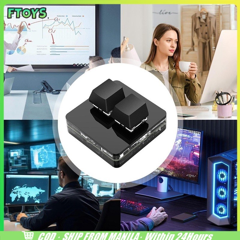 แป้นพิมพ์เล่นเกม gaming keyboard 2คีย์ copy paste ส่งจากไทย