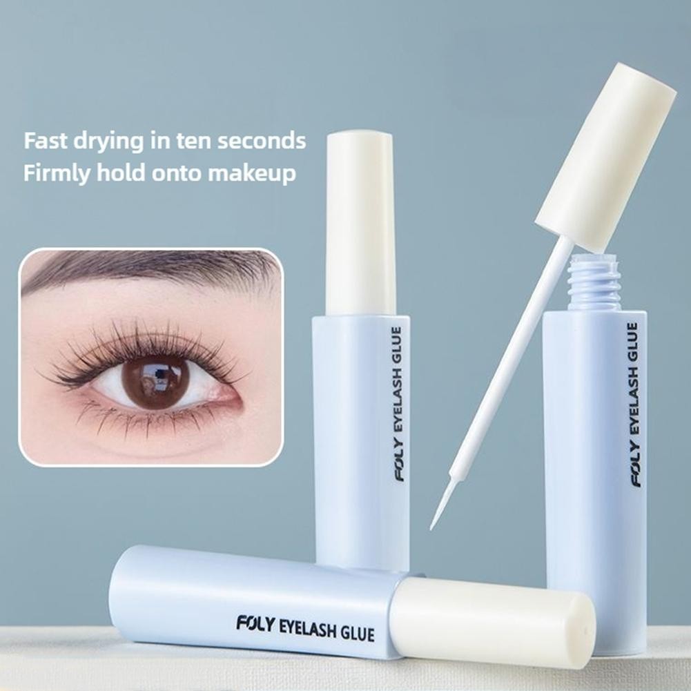 กาวสําหรับขนตาปลอมโปร่งใสแห้งเร็วกาวติดขนตาปลอมแห้งเร็วธรรมชาติ W6j5