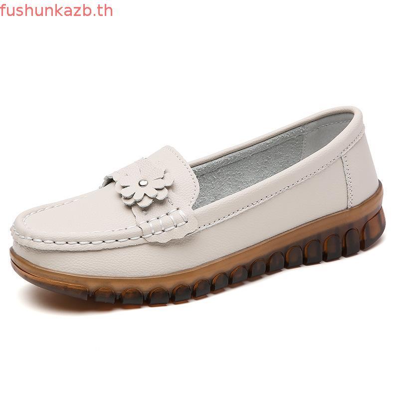 Scholl Women's Boat Shoes รองเท้าหนังลําลอง รองเท้าผู้หญิง Summer Loafers