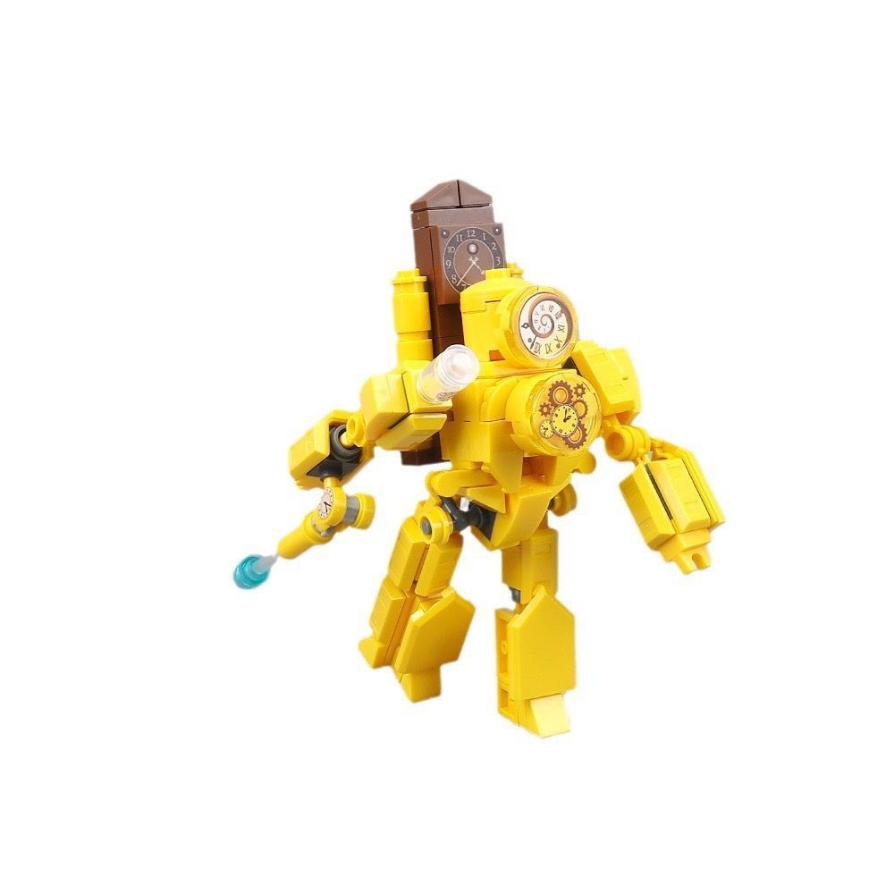 ใช้งานร่วมกับ Lego สินค้าใหม่ Titan Gold นาฬิกา King PK Toilet Man ประกอบและ TV Man Mecha Building B