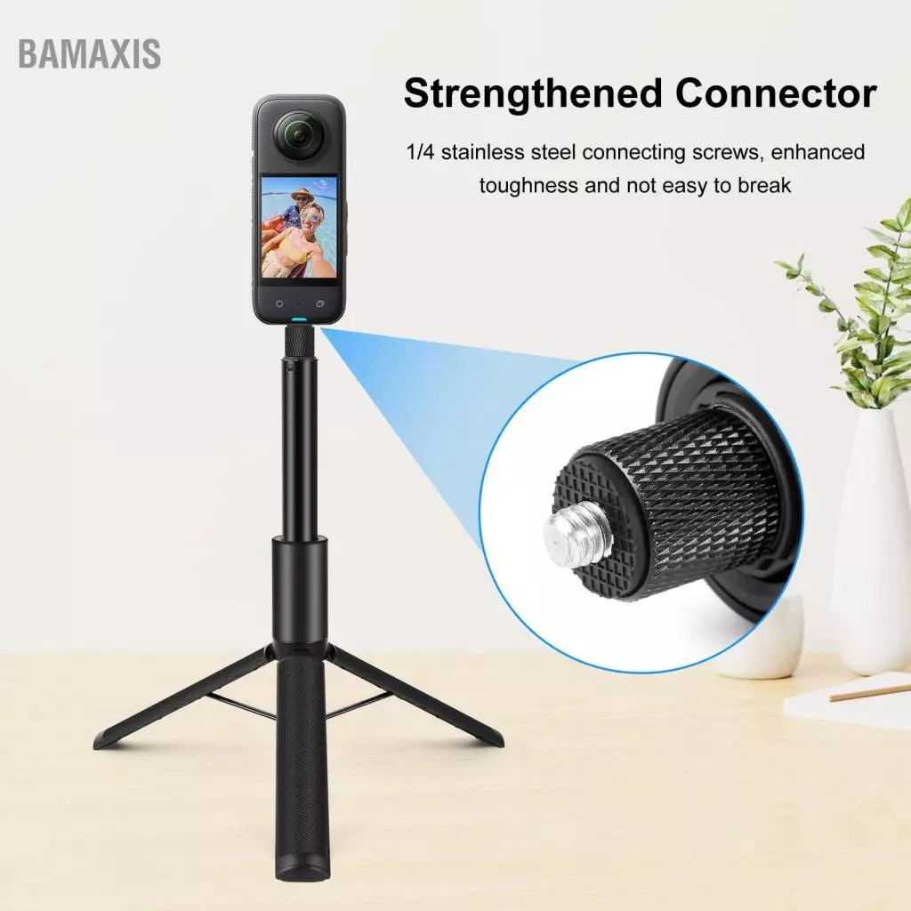ไม้เซลฟี่ล่องหนขาตั้ง PULUZ PU497B 1.22 เมตร สำหรับ Insta360 X4/X3/X2 thumbnail 7