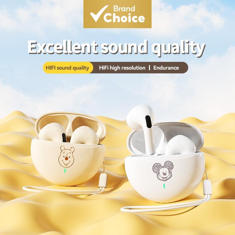  หูฟังบลูทูธไร้สาย Disney EK26 ลายมิกกี้เมาส์ ใส่สบายหู ENC สเตอริโอ HiFi กันน้ํา เล่นได้นาน สําหรับสมาร์ทโฟนและออกกําลังกาย