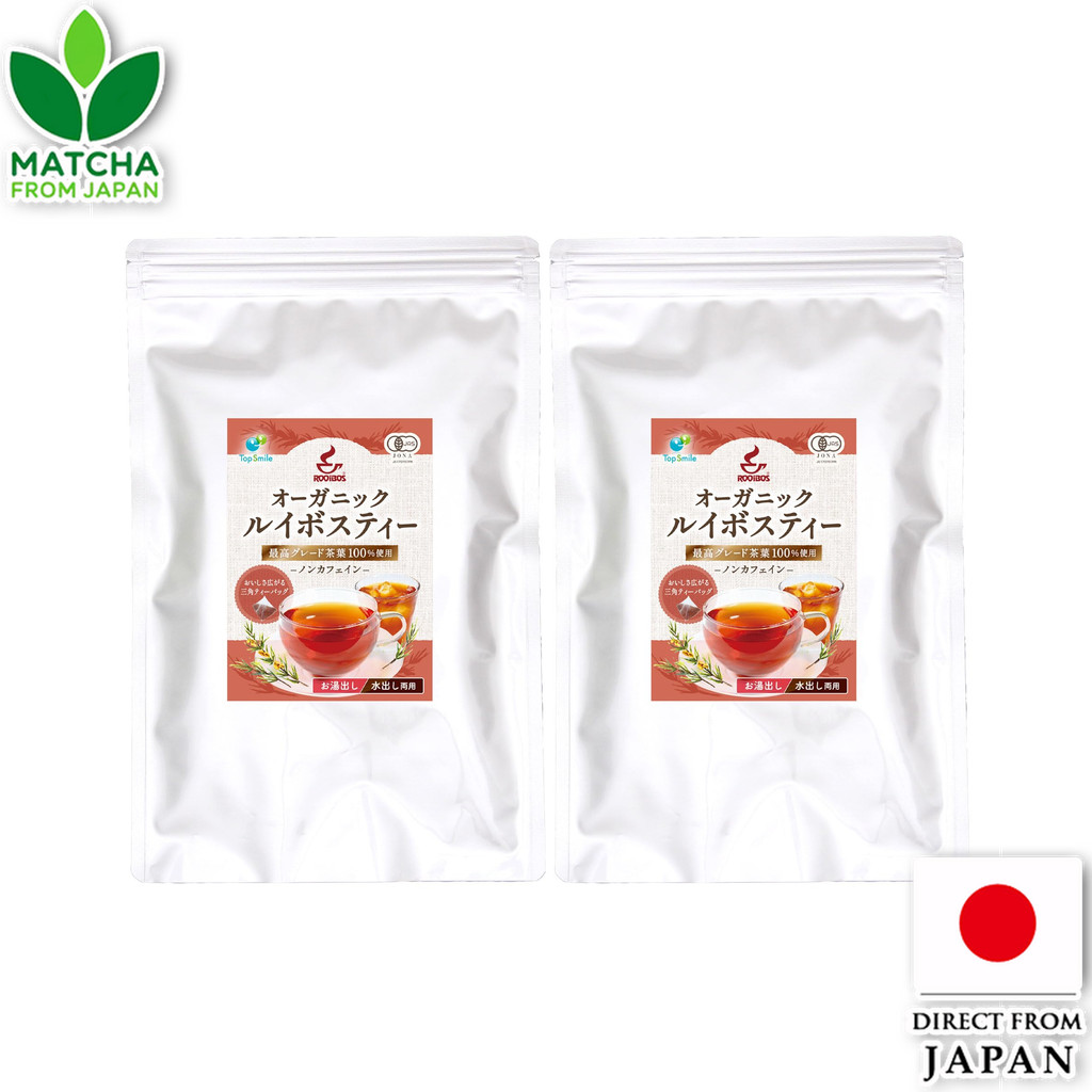 Rooibos Limited Organic Rooibos Tea Non-Caffeine JP20 Grade Triangular Tea Bags Dual Brew