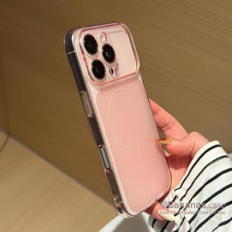 น่ารักเรียบง่ายสีชมพูเคสโทรศัพท์เคลือบสําหรับiPhone 17 16 15 14 13 12 11 Pro Max ราคา ถูกที่สุด ดีลบีเคเค แกลเลอรีภาพที่ 9