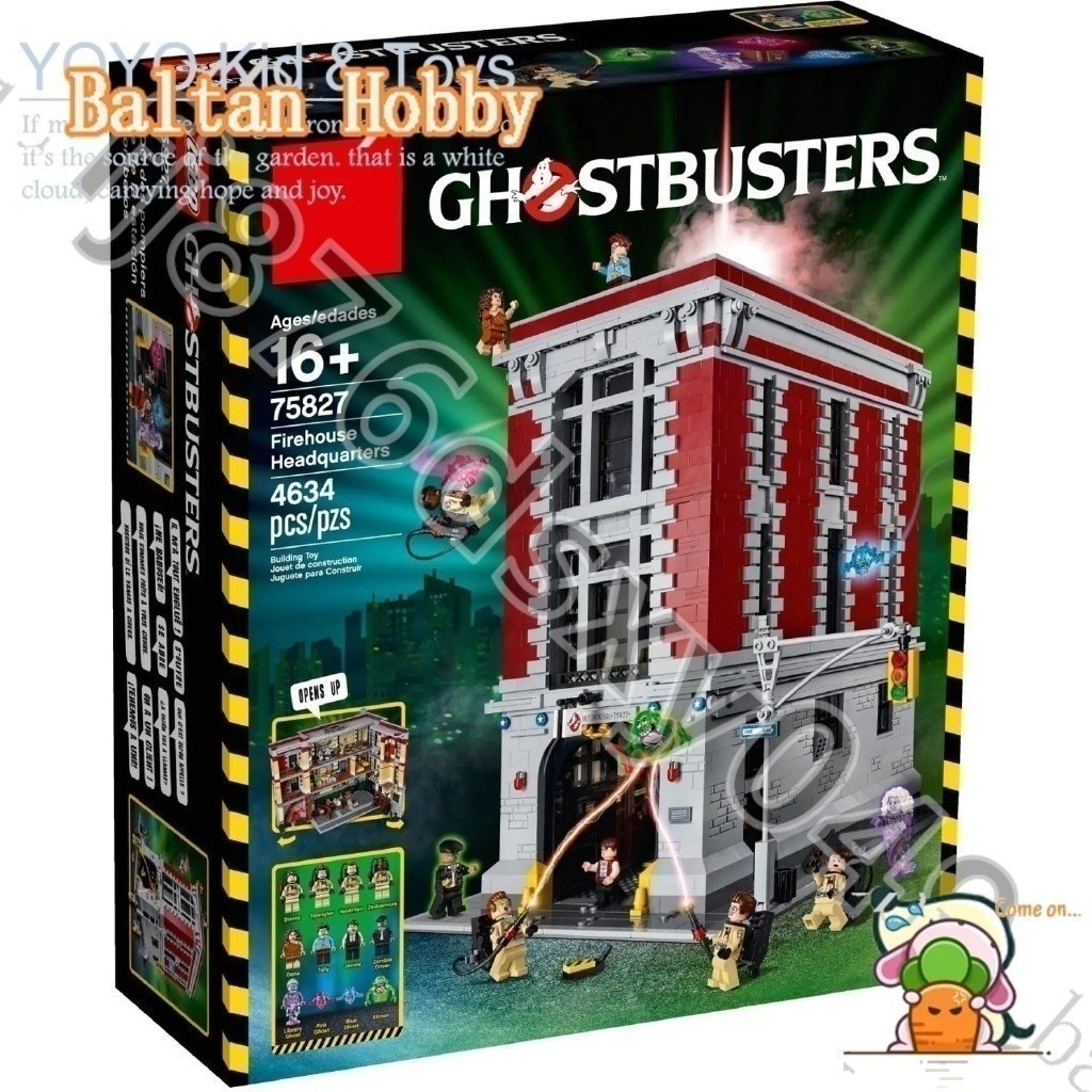Dark ZAGI Hobby ZA1X เข้ากันได้กับ /Ghostbusters/Firehouse Headquarters/75827/16001/180040/8001/บล็อ
