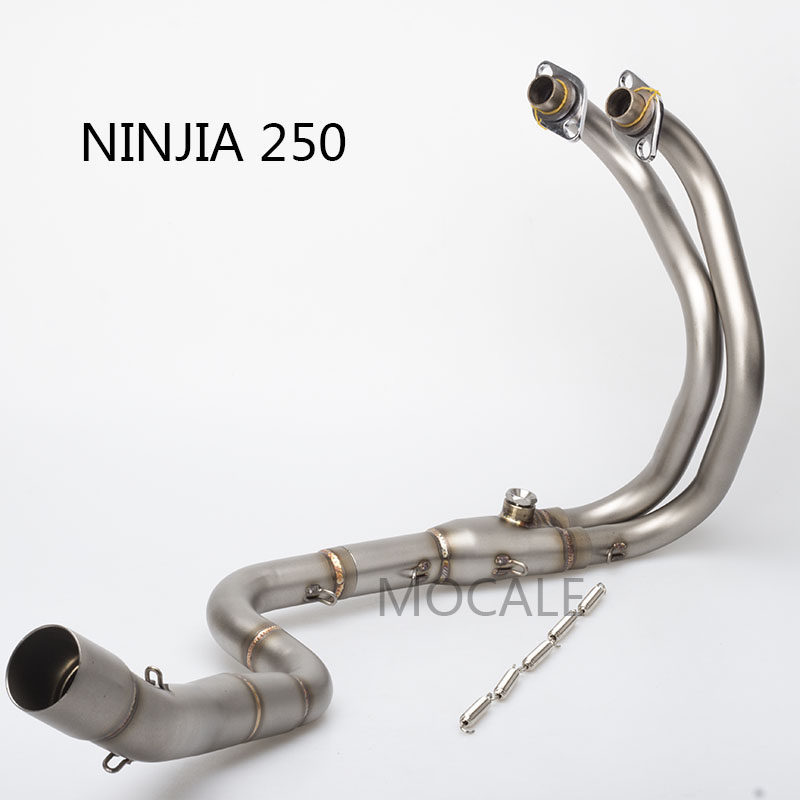 รถจักรยานยนต์ดัดแปลงท่อไอเสียท่อไอเสียท่อ NINJIA 250 ส่วนด้านหน้า ninjia ส่วนกลาง Z250 Z300