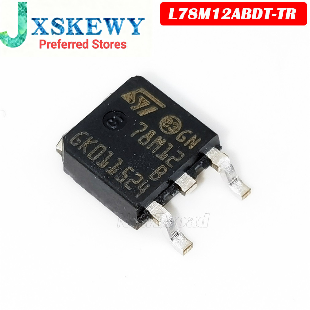 10 ชิ้น/ล็อตใหม่ L78M12ABDT-TR L78M12 78M12B TO-252 Linear Regulator 12V 0.5A ความดัน